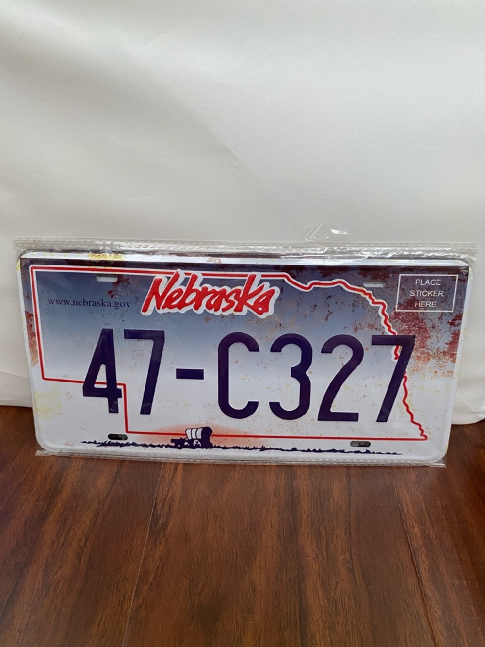 Nebraska License plate